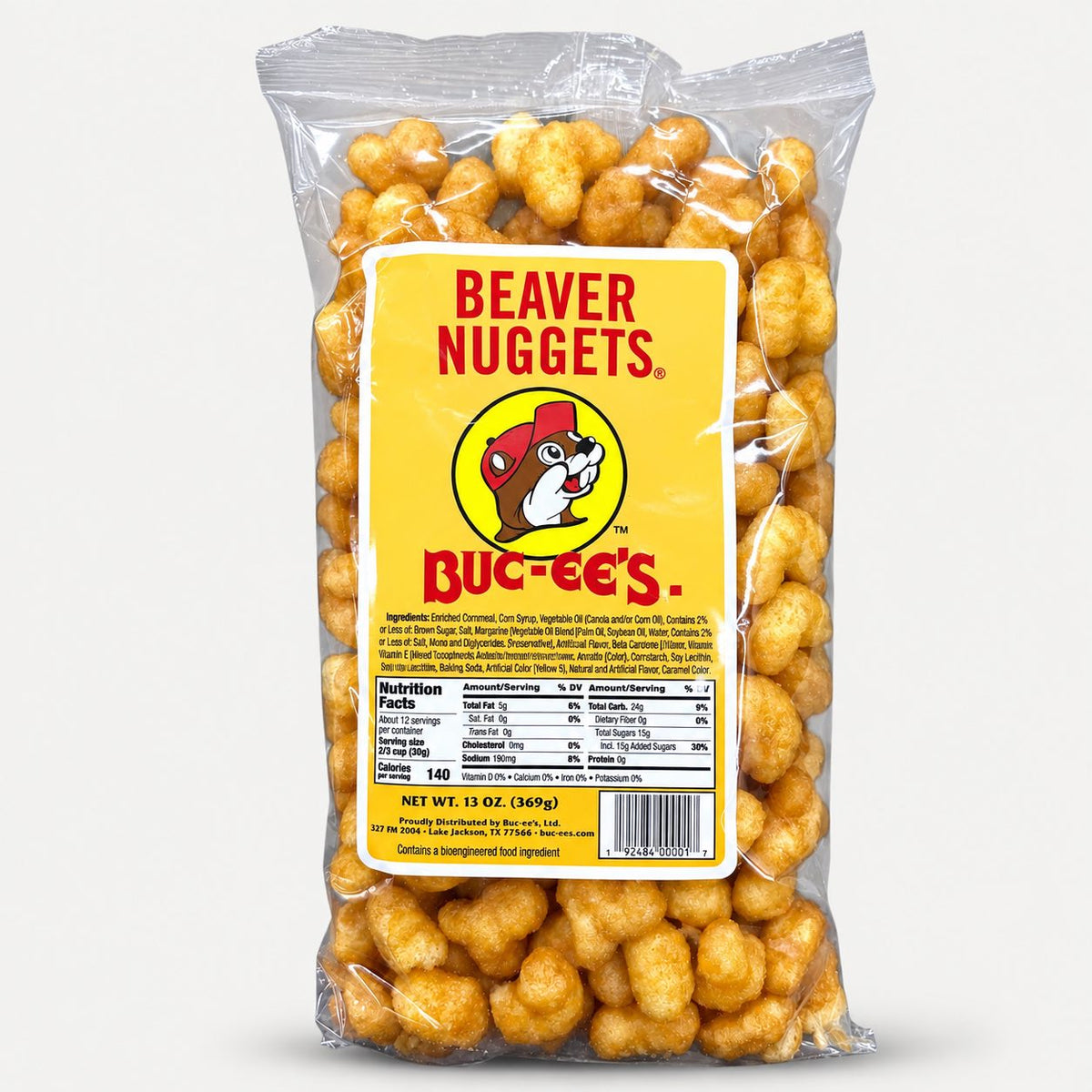 Buc-ee's Beaver Nuggets Original bag front view