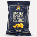 Buc-ee's Beaver Nuggets Sea Salted Caramel 3 oz bag front view