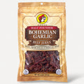 Buc-ee's Beef Jerky Bohemian Garlic 8 oz Half Pounder bag front view
