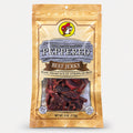 Buc-ee's Beef Jerky Old Western Peppered 4 oz bag front view
