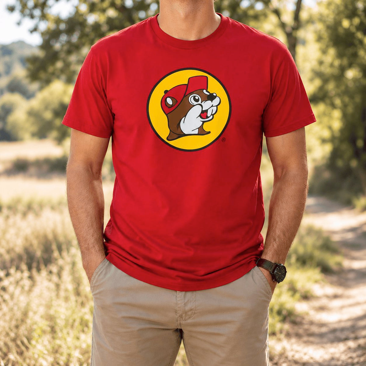 Buc-ee's Classic Red Logo Shirt