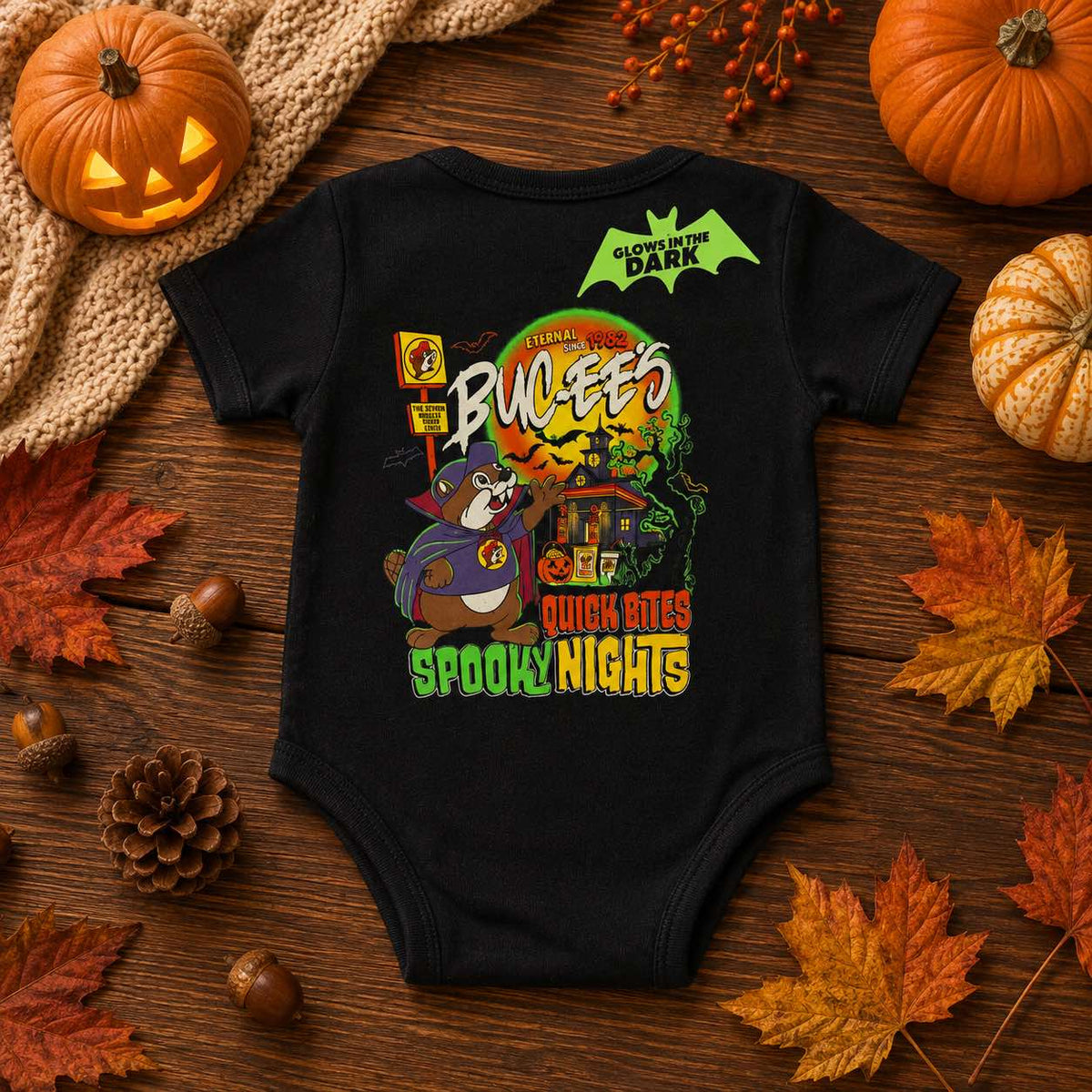 Buc-ee's Halloween 2026 Infant Onesie