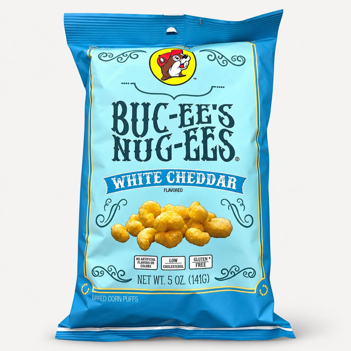 Buc-ee's Nug-ees White Cheddar bag front view
