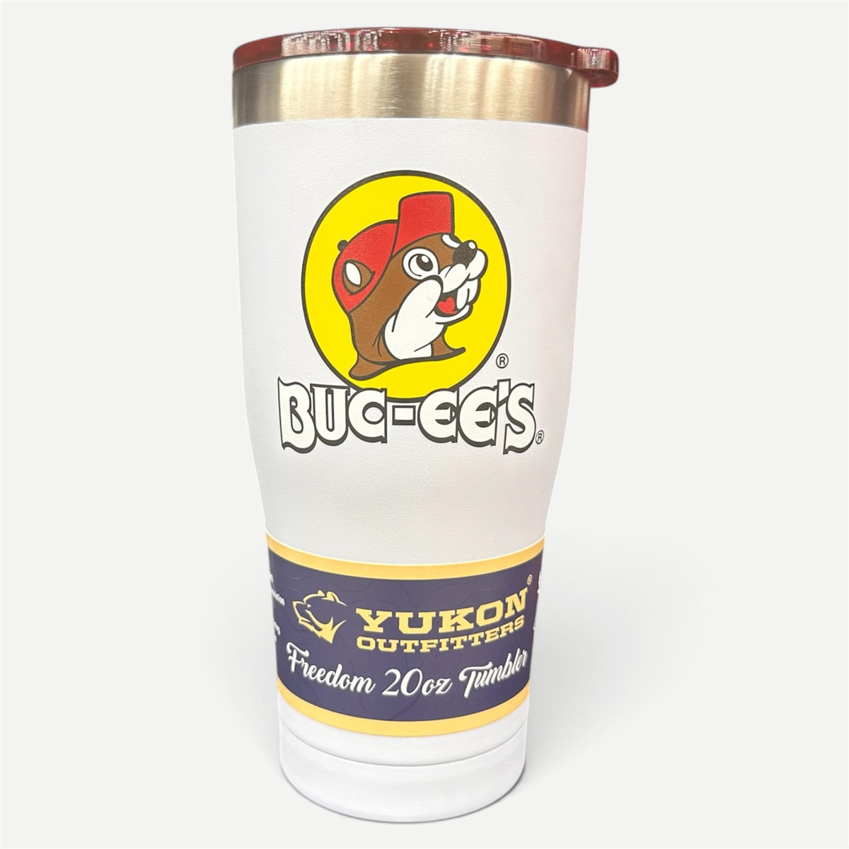 Yukon Outfitters x Buc-ee’s Freedom 20oz White Tumbler
